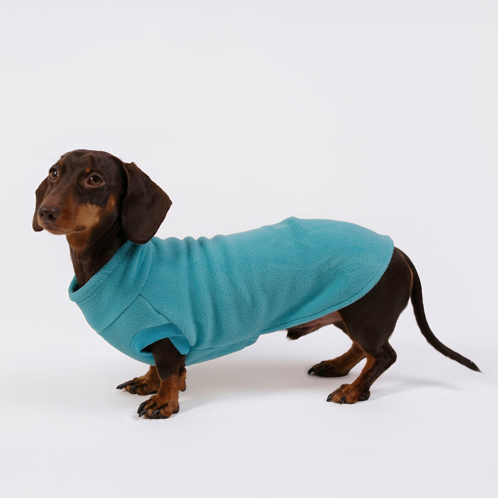 The Long Dog Fleece - Turquoise