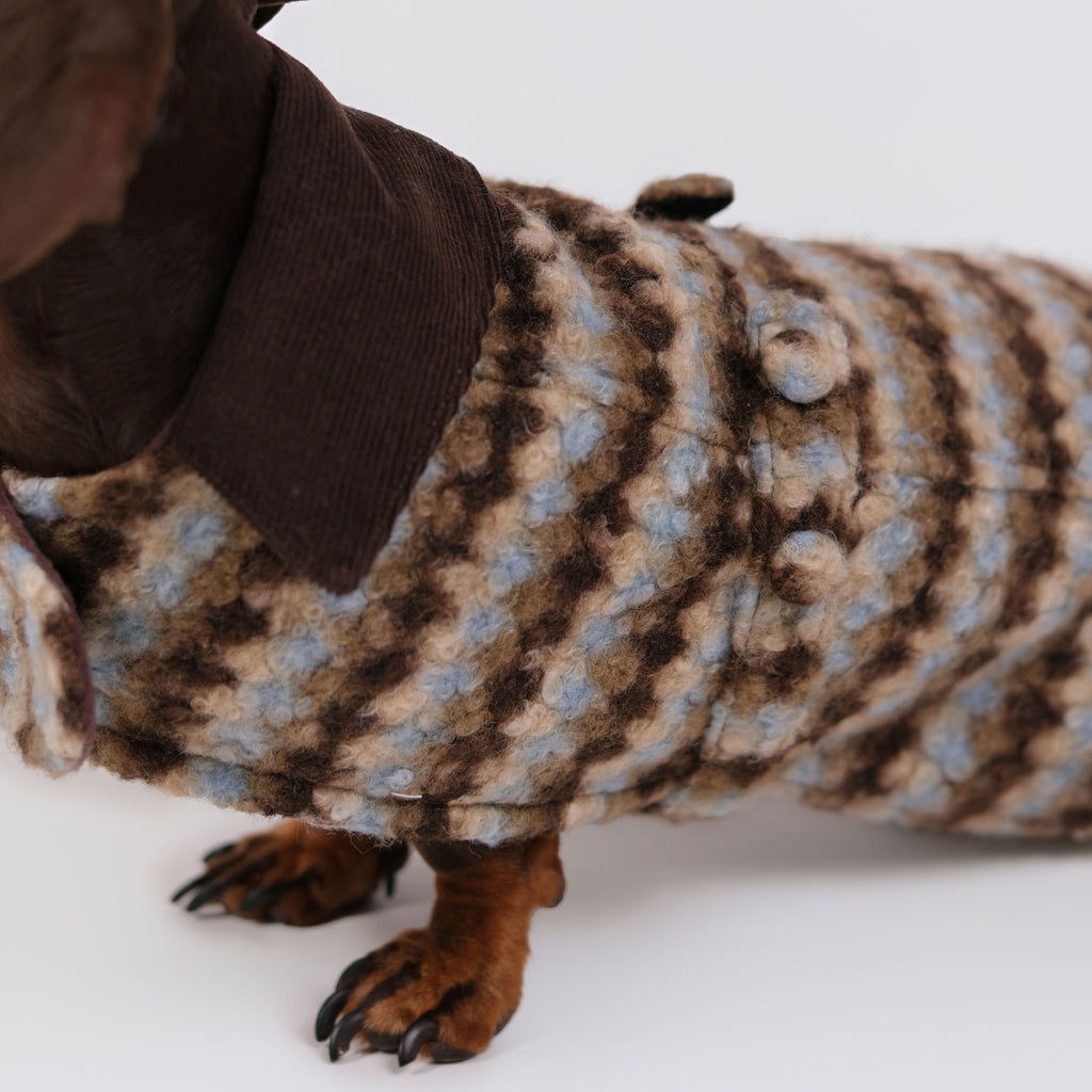 The Highland Coat- Storm Tweed